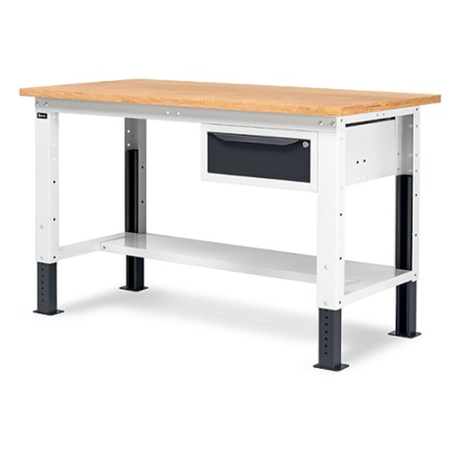 Vendita online Banco Work Up 1501 piano Multiplex mm.1500x750x732/1107H - Grigio RAL7035+RAL7016